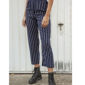 Brandy Melville Navy Stripped Pants